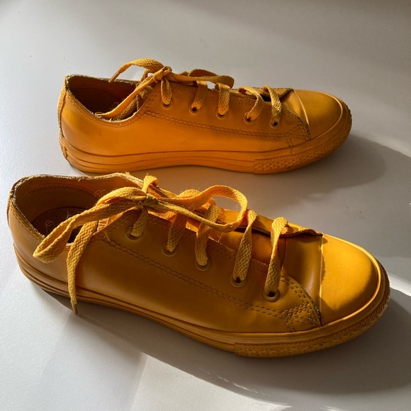 CONVERSE CHUCK TAYLOR ALL STAR RUBBER OX YELLOW/ YELLOW - Picture 2 of 7